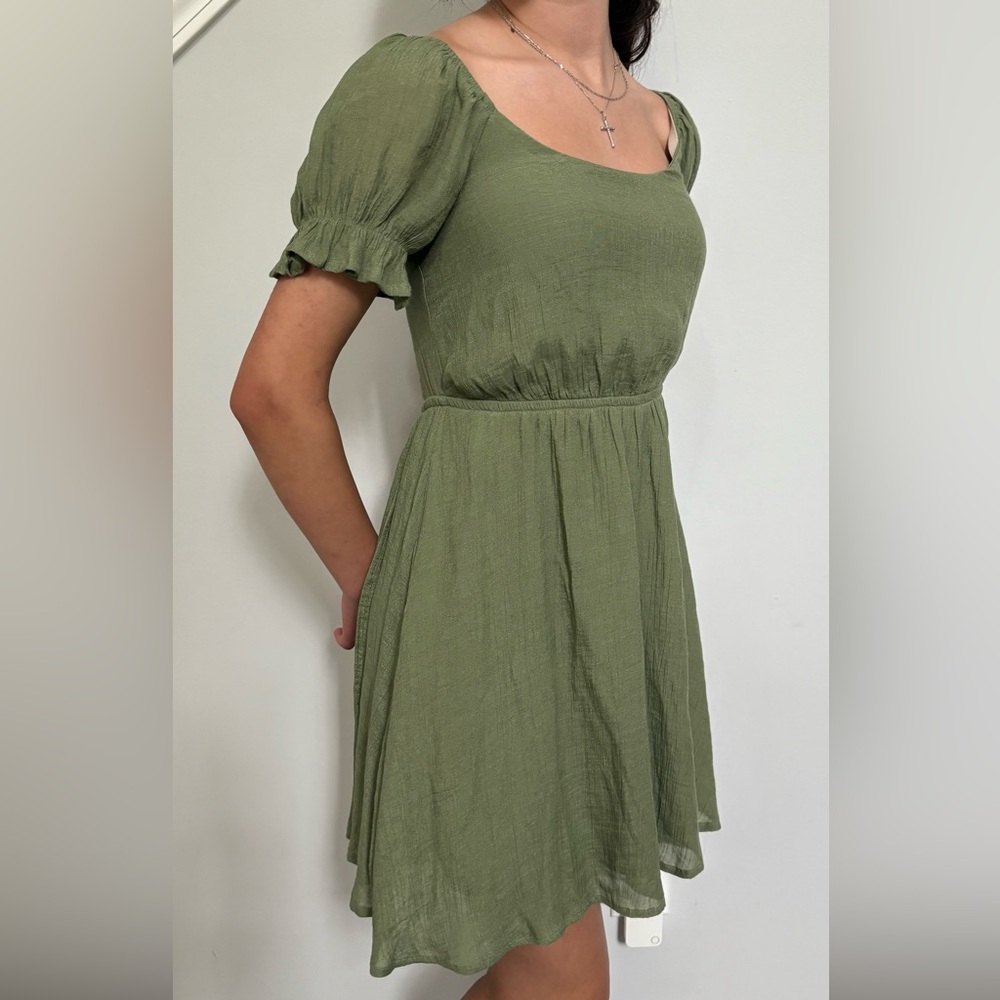 Love Squared Olive Green Dress